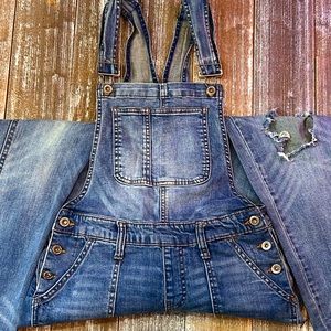 Blue Jean Overalls. Size Small